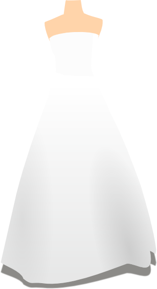 Wedding Dress Clip Art At Clker Com   Vector Clip Art Online Royalty
