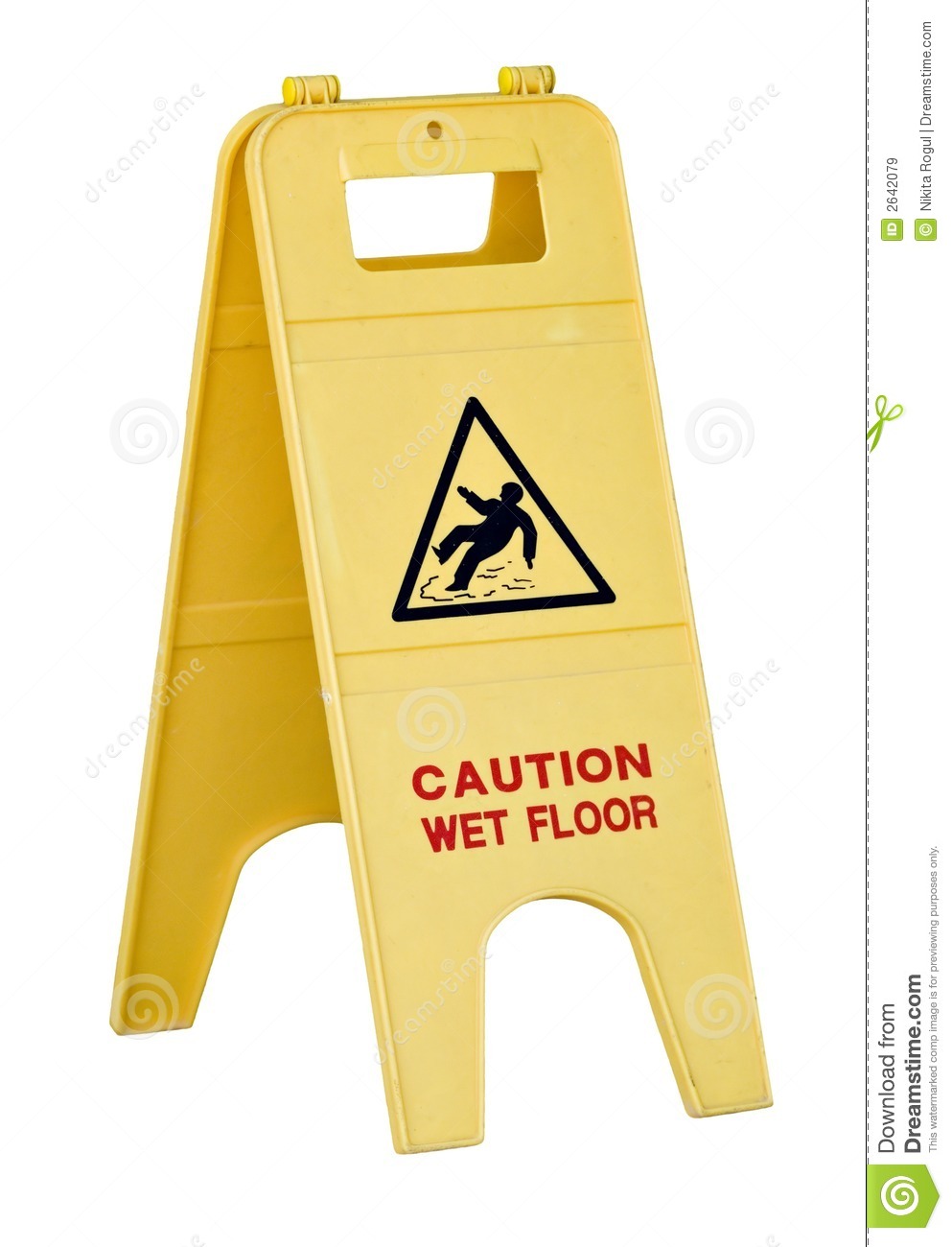 Wet Floor Sign Royalty Free Stock Images   Image  2642079