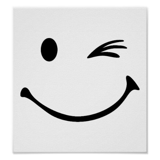 Wink Smiley Face Clip Art