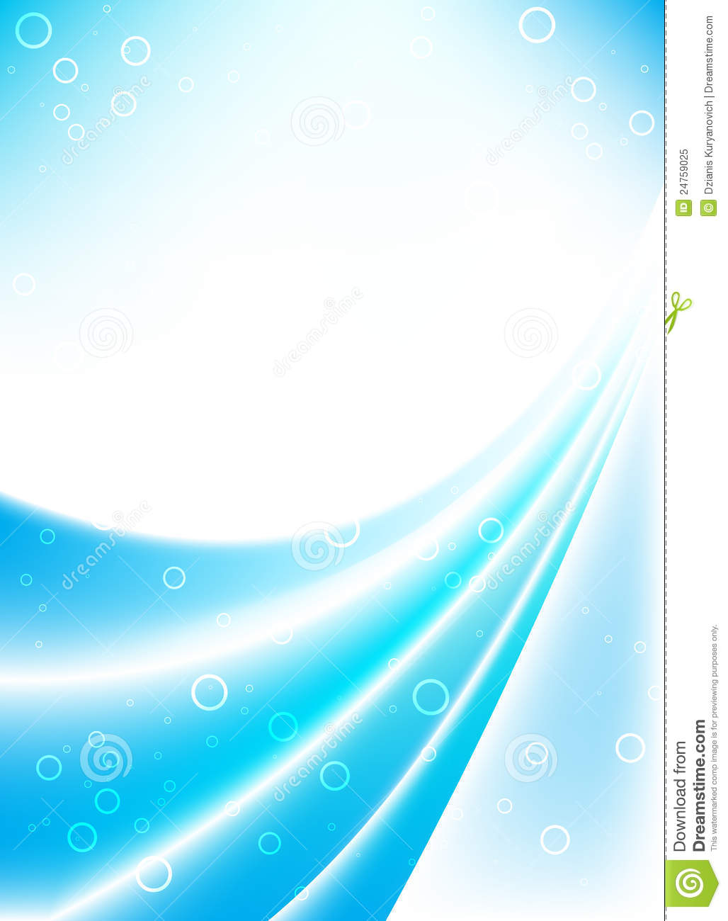 Blue Light Wave Vector Background  Clip Art