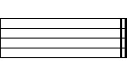 Bold Double Bar Or The End Line Is Used To Indicate The End Of A    