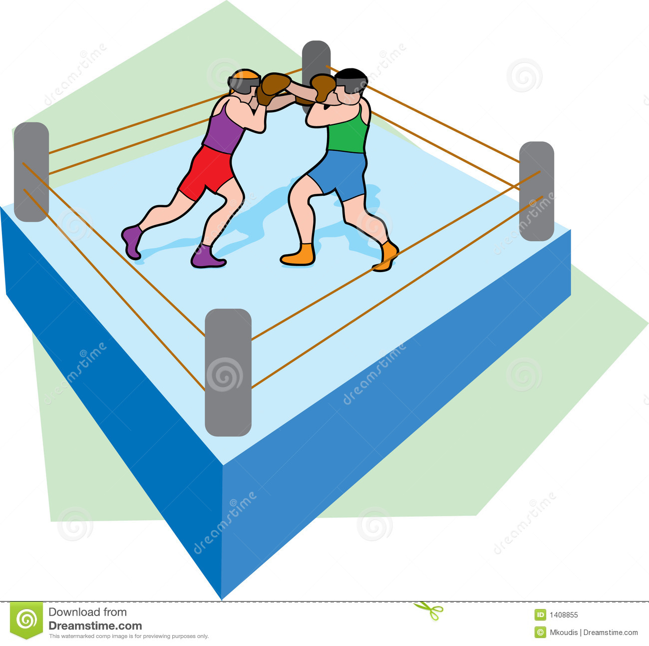 Boxing Ring Royalty Free Stock Photo   Image  1408855