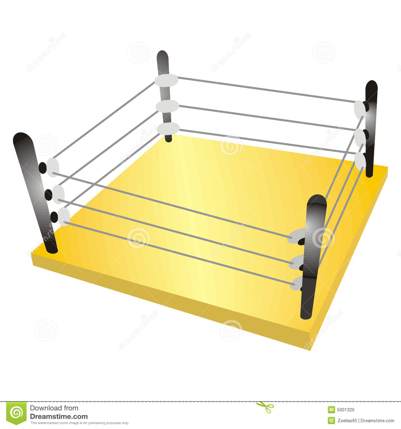 Boxing Ring Stock Photo   Image  5001320