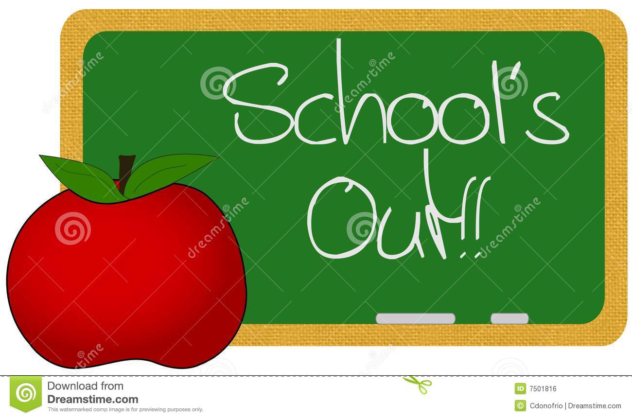 Chalkboard Sign That Says School S Out