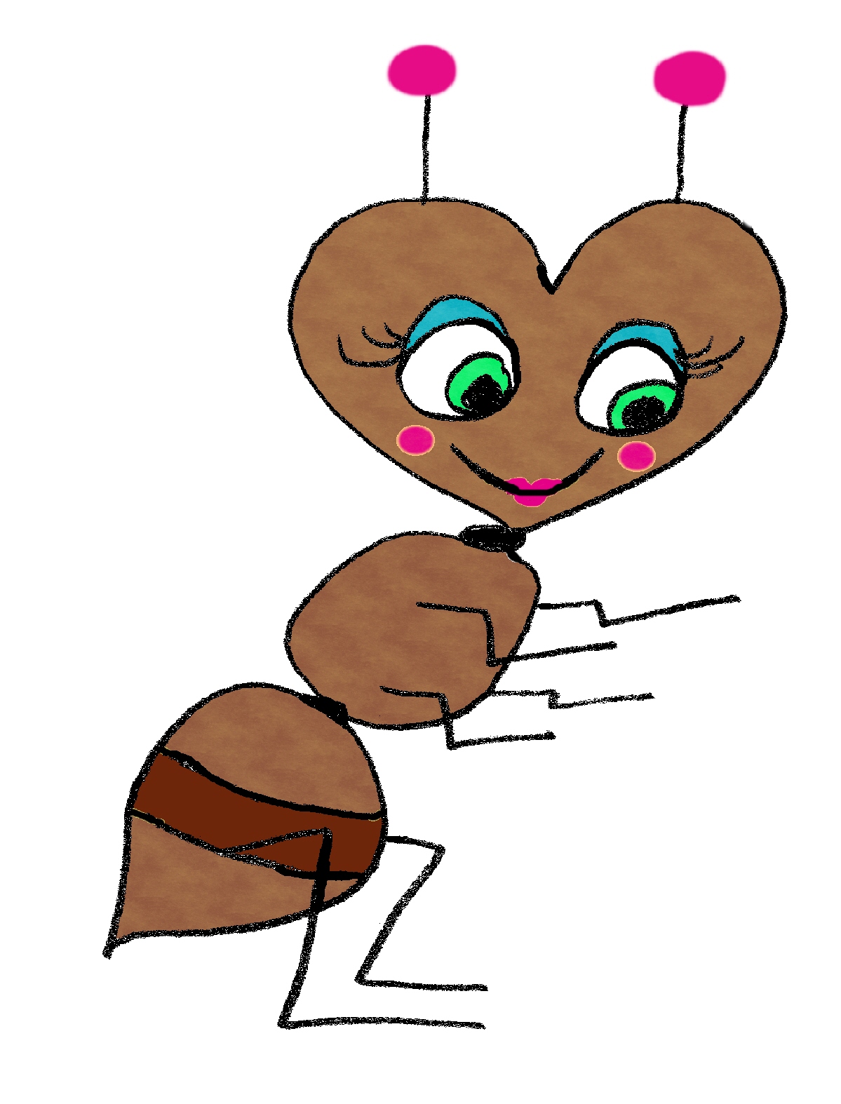 Christian Images In My Treasure Box  Home Drawn Ant Clipart