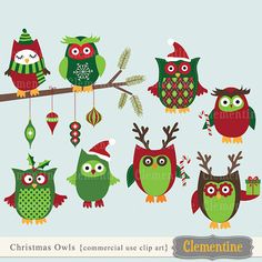 Christmas Clip Art Images Owl Clip Art Christmas Owls Clip Art