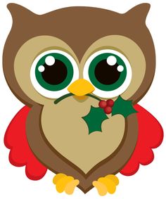Christmas Owl Clip Art More