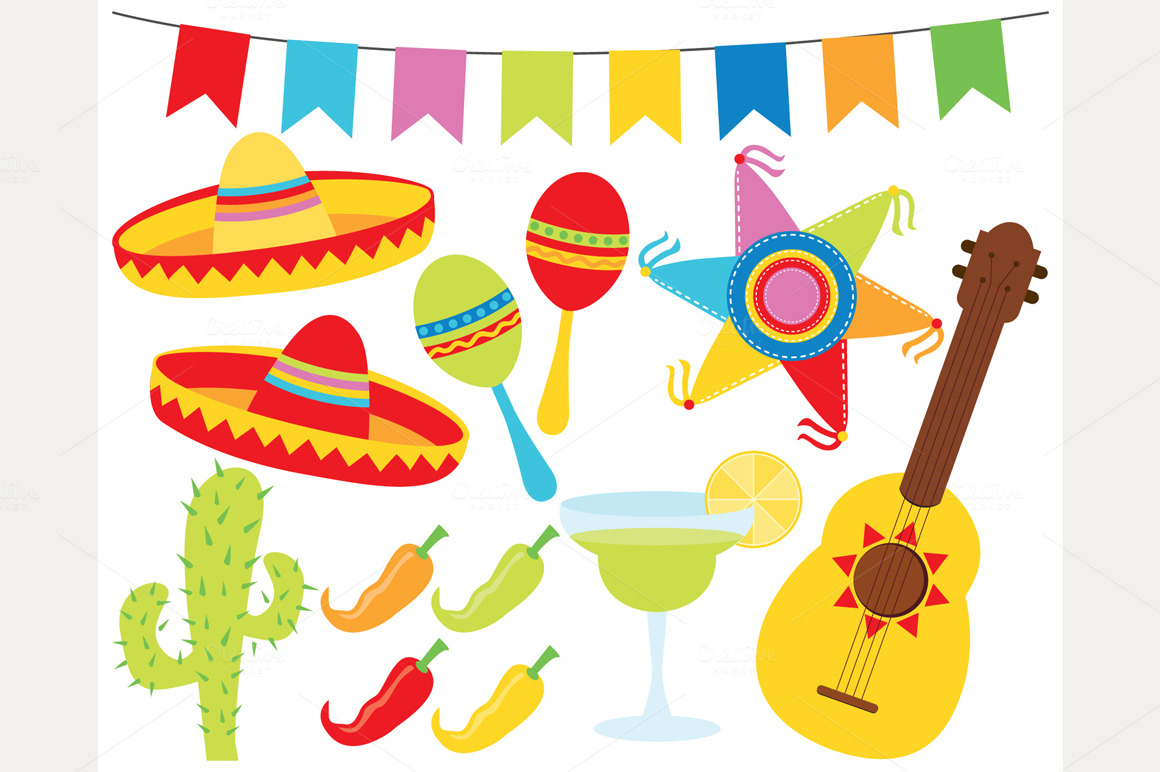 Cinco De Mayo   Mexico   Fiesta   Illustrations On Creative Market