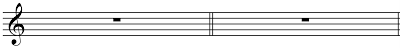 Final Double Bar Line Shows That The Piece Of Music Is Over