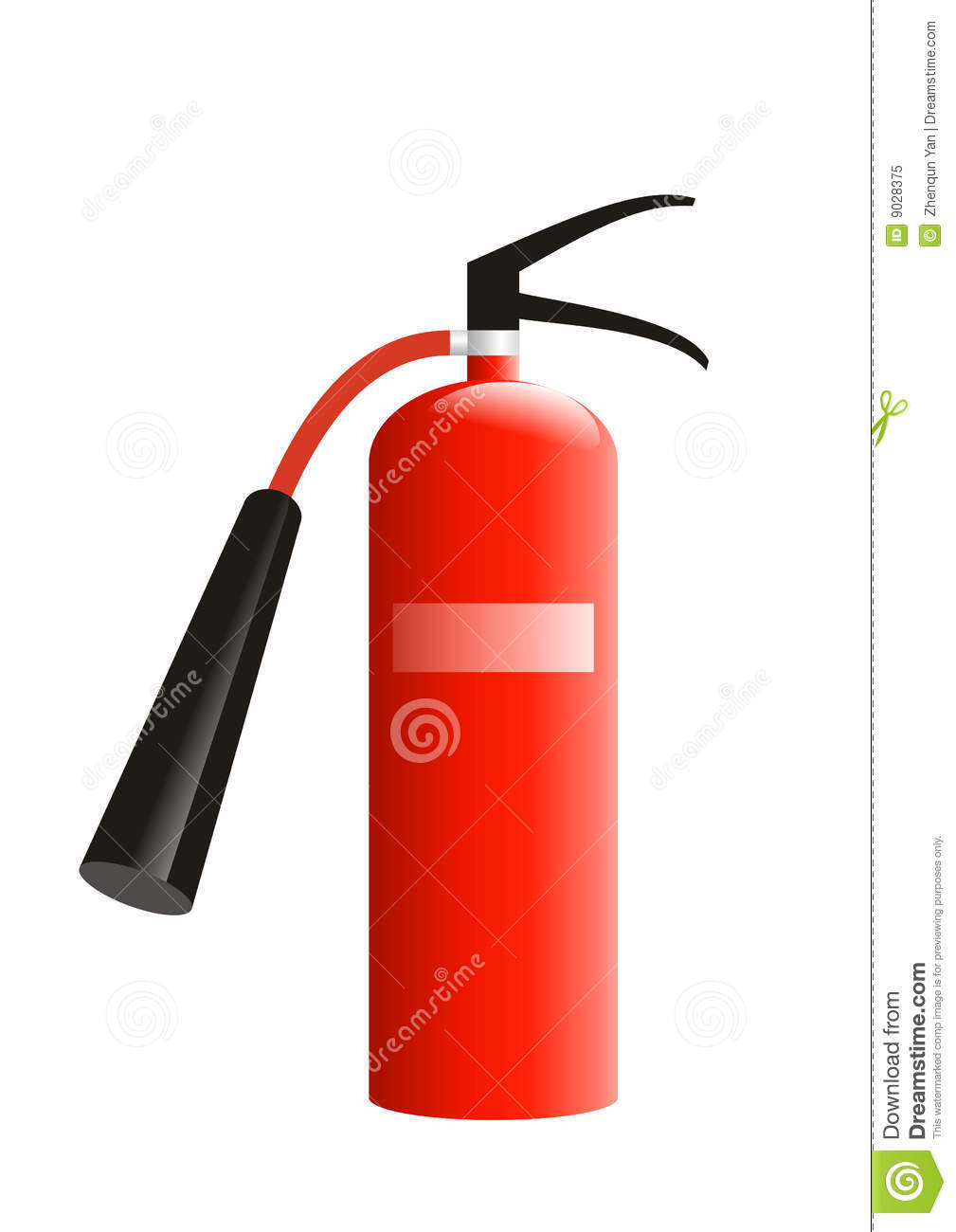 Fire Extinguisher Royalty Free Stock Photo   Image  9028375