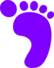 Footprint Foot Clip Art   Free Clip Art   Vector Art At Clker