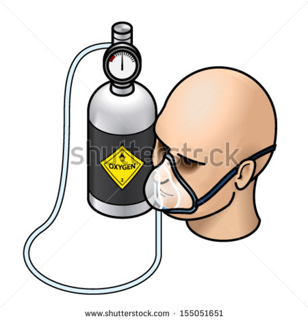 Oxygen Therapy Stock Vector Illustration 155051651   Shutterstock