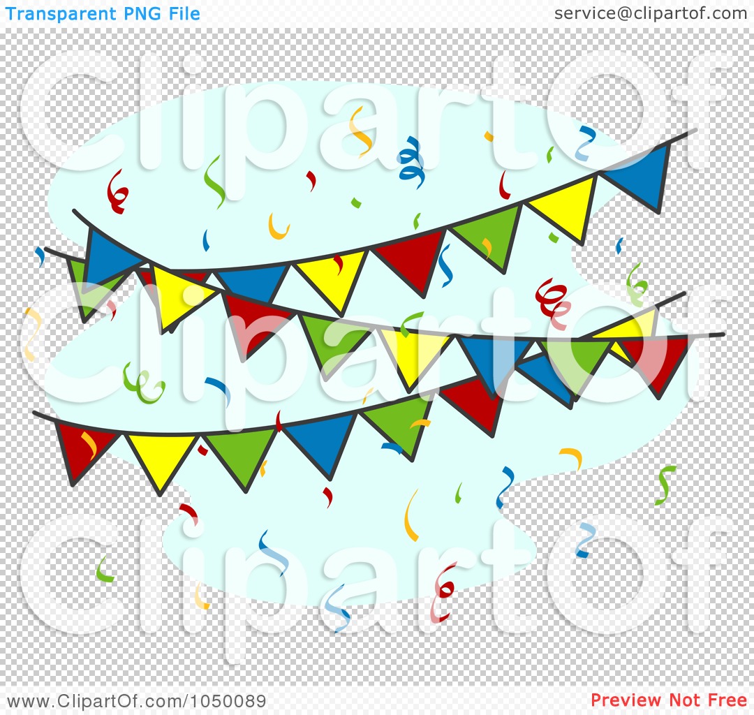 Royalty Free  Rf  Clip Art Illustration Of Colorful Fiesta Pennant