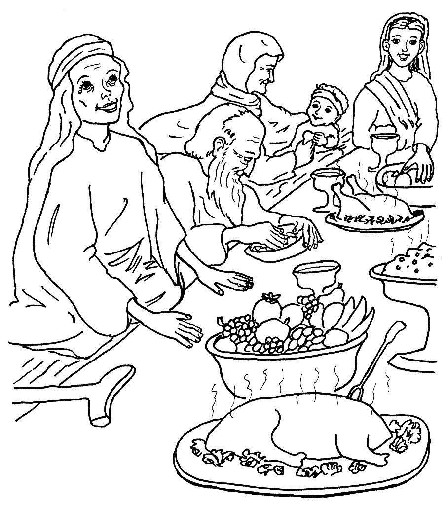 The Great Banquet Coloring Pages
