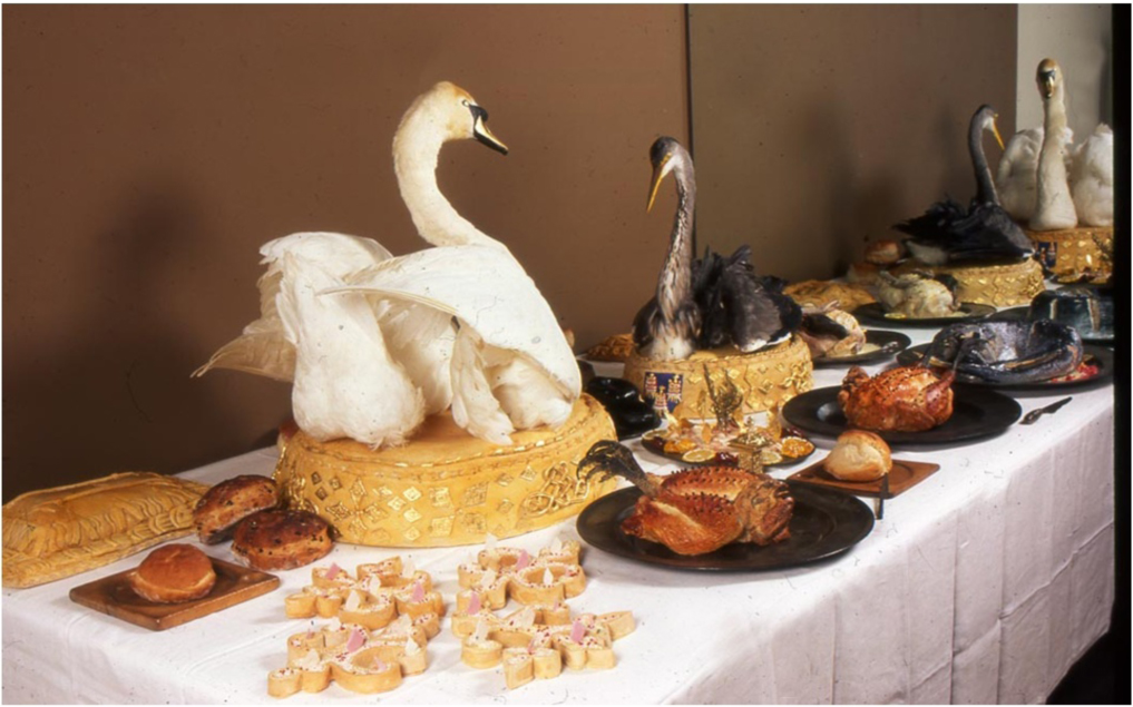 Tudor Feast Tables Http   Foodhistorjottings Blogspot Com 2012 12 Eat