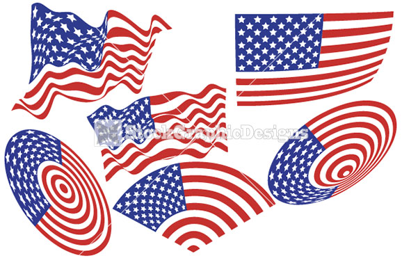 United States Flag Vector Clip Art Images   Stockgraphicdesigns