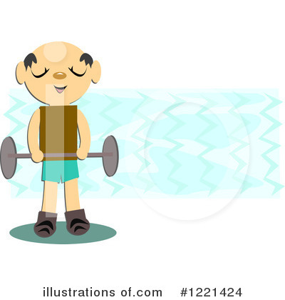 Weightlifting Clipart  1221424 By Bpearth   Royalty Free  Rf  Stock    