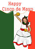 Colors Of Mexican Flag Stock Illustrations   Gograph