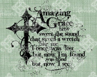 Digital Download Grunge Amazing Gra Ce Digi Stamp Religious Digital