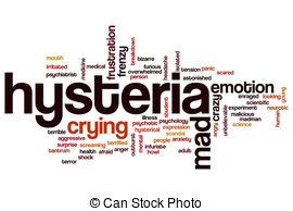 Hysteria Word Cloud   Hysteria Concept Word Cloud Background