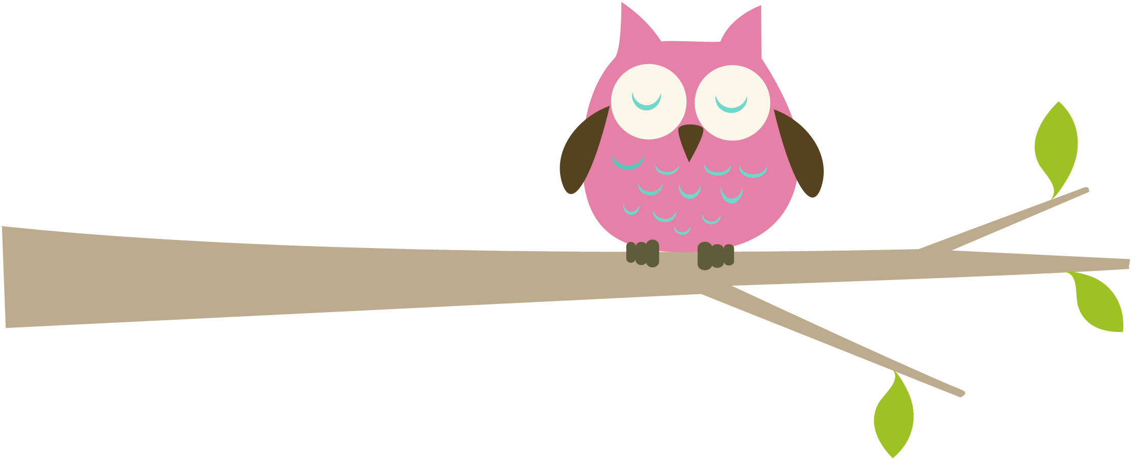 Owl On Branch Clip Art   Clipart Best