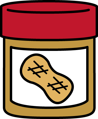 Peanut Butter   Jar Of Peanut Butter With A Red Lid