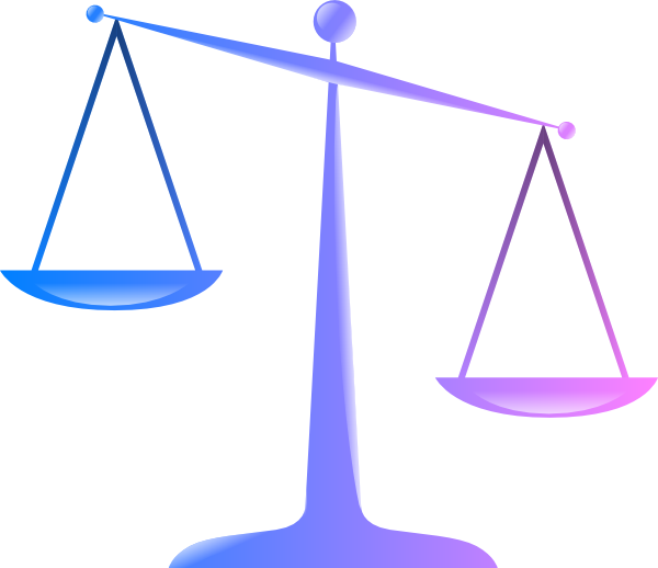 Scales Of Justice 2 Clip Art