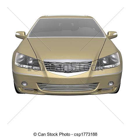 Stock Illustration Of Luxury Car   Luxury Expensive Car Isolated On A
