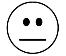 Straight Face Smiley   Clipart Best