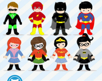 Teacher Clip Art   1 Free Superhero   Classroom Clipart   Kids Clipart