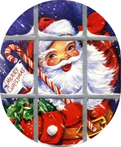 Vintage Holiday Crafts   Blog Archive   Free Vintage Santa Clip Art