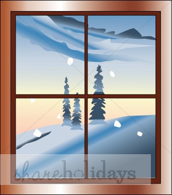 Window With A Winter View