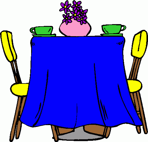 Chairs Clipart Dining Room Clip Art   Table Dining Room Clipart Clip
