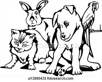Clipart    Animal Pets Vet  Fotosearch   Search Clipart    