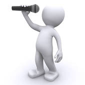 Clipart Of 3d Singer With Microphone K5991521   Search Clip Art