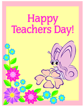 Day Teacher Appreciation Free Printable Greeting Cards Template
