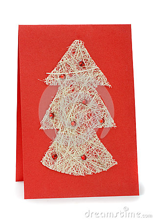 Handmade Christmas Card Royalty Free Stock Photo   Image  30920445