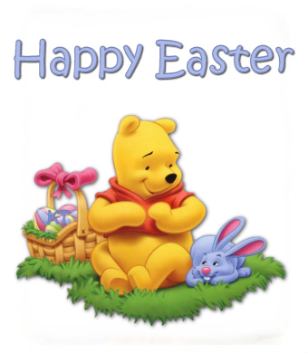 Happy Easter Pooh Bunny