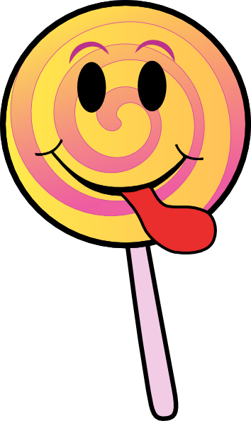 Lollipop Smiley Clip Art At Clker Com   Vector Clip Art Online