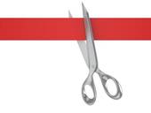 Ribbon Cutting Ceremony Clipart Scissors Cutting Red Ribbon