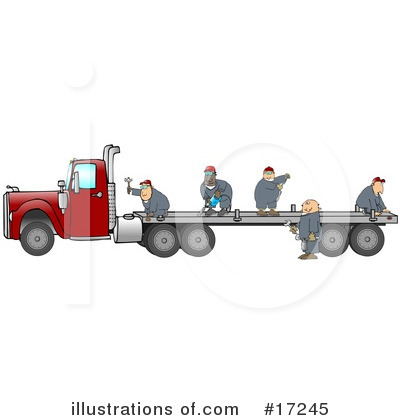 Royalty Free  Rf  Trucking Industry Clipart Illustration By Djart
