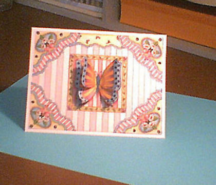 Weekly Card Challenge   Handmade Butterfly Cards