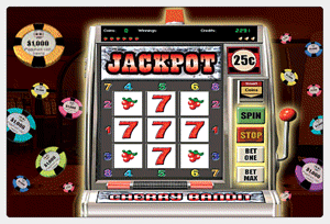3d Animation Postcards 4 X 6 Inches Las Vegas Casino Slot Machine