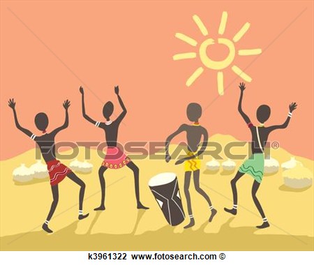 Clip Art   African Party  Fotosearch   Search Clipart Illustration