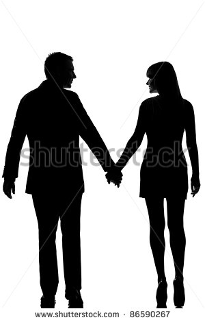 Couple Holding Hands Isolated Stock Photos Couple Holding Hands