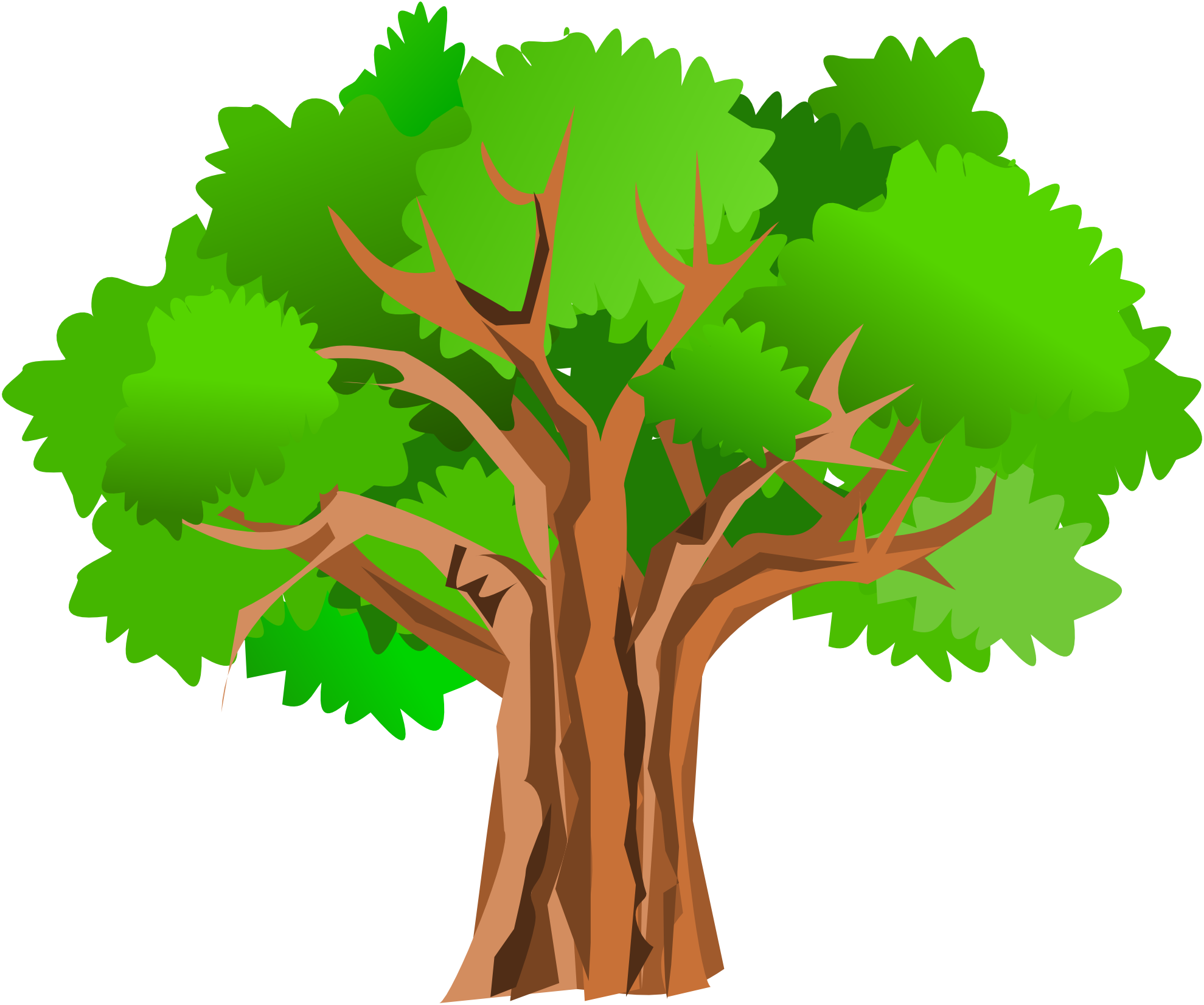 Family Tree With Roots Clipart