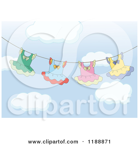 Royalty Free  Rf  Baby Dress Clipart Illustrations Vector Graphics