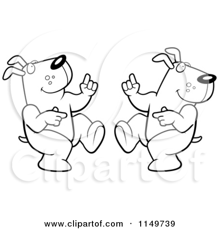 Royalty Free  Rf  Dancing Dog Clipart Illustrations Vector Graphics