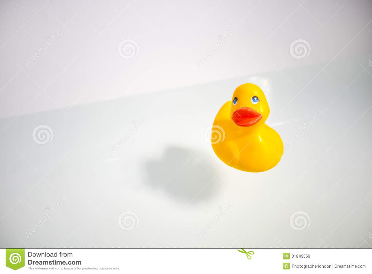 Rubber Duck In Bathtub Royalty Free Stock Images   Image  31843559