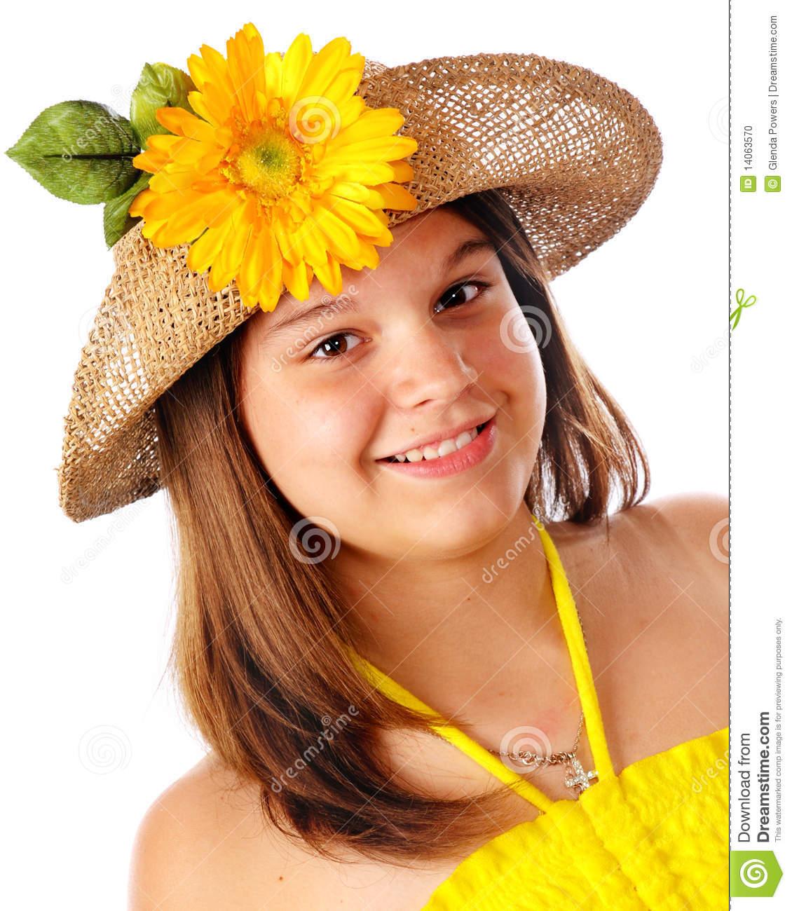 Sunshine Girl Stock Photo   Image  14063570